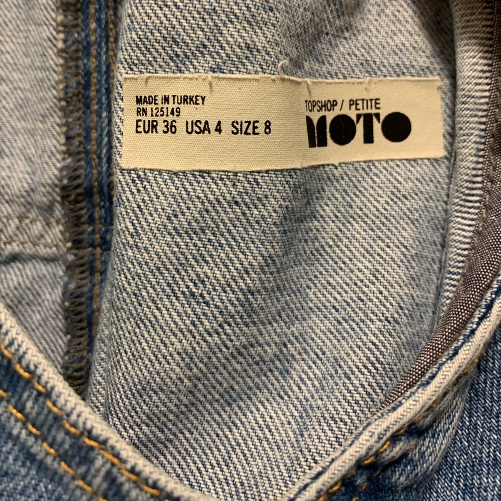 Denim overall dress - Picture 3 of 3